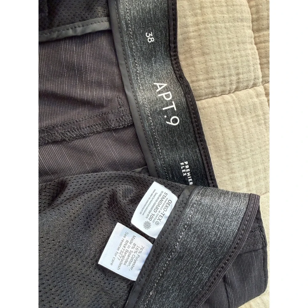 Apt. 9‎ Shorts Mens 38 Gray Premier Flex Golf Performance Stretch Heathered